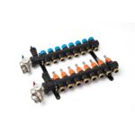 BEGETUBE - Collecteur en technopolymère 1 8 circuits + débitmètres et 2 purgeurs AUTOMATI - 264000908
