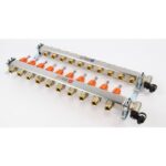 BEGETUBE - Collecteur prémonté 1'' + 10 X 3/4'' ek circuits inox +débitmètre+purgeur d'air. - 261102210