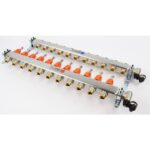BEGETUBE - Collecteur prémonté 1'' + 11 X 3/4'' ek circuits inox +débitmètre+purgeur d'air. - 261102211