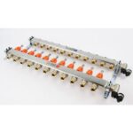 BEGETUBE - Collecteur prémonté 1'' + 12 X 3/4'' ek circuits inox +débitmètre+purgeur d'air. - 261102212