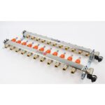 BEGETUBE - Collecteur prémonté 1'' + 13 X 3/4'' ek circuits inox +débitmètre+purgeur d'air. - 261102213