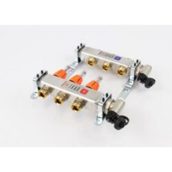 BEGETUBE - Collecteur prémonté 1'' + 3 X 3/4'' ek circuits inox +débitmètre+purgeur d'air.. - 261102203