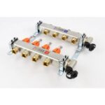 BEGETUBE - Collecteur prémonté 1'' + 4 X 3/4'' ek circuits inox +débitmètre+purgeur d'air.. - 261102204