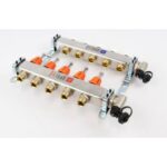 BEGETUBE - Collecteur prémonté 1'' + 5 X 3/4'' ek circuits inox +débitmètre+purgeur d'air.. - 261102205