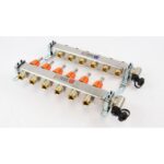 BEGETUBE - Collecteur prémonté 1'' + 6 X 3/4'' ek circuits inox +débitmètre+purgeur d'air.. - 261102206