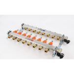 BEGETUBE - Collecteur prémonté 1'' + 8 X 3/4'' ek circuits inox +débitmètre+purgeur d'air.. - 261102208