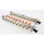 BEGETUBE - Collecteur prémonté 1'' + 9 X 3/4'' ek circuits inox +débitmètre+purgeur d'air.. - 261102209