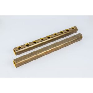 BEGETUBE - Distributeur-collecteur en laiton étiré Ø1'' avec 9 sorties 1/2''F - sans purge - 200100009