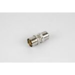 BEGETUBE - Raccord à sertir droit double Ø32x3mm x 32x3mm laiton - 308006666
