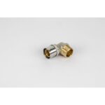 BEGETUBE - Raccord à sertir équerre 90° mâle Ø4/4''M x 32/3mm - 318011066