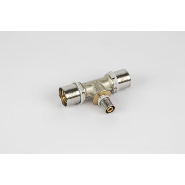 BEGETUBE - Raccord à sertir pièce T 32x3mm x 16x2mm x 32x3mm (Raccordement réduit au milieu - 328186666 BEGETUBE - Raccord à sertir pièce T 32x3mm x 16x2mm x 32x3mm (Raccordement réduit au milieu - 328186666