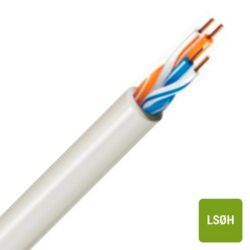 BELDEN - 7703NH 1 PAIR 22AWG SHIELDED LS0H WHITE - 7703NH.00C100