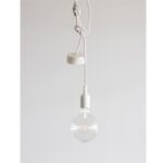 BELUCCA - PENDULA SILICON E27 blanc 2m white cable (max60W) - BC PN1WH