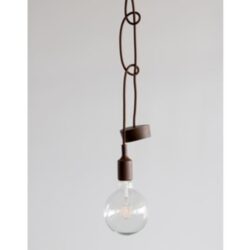 BELUCCA - PENDULA SILICON E27 brun 2m brown cable (max60W) - BC PN1BN