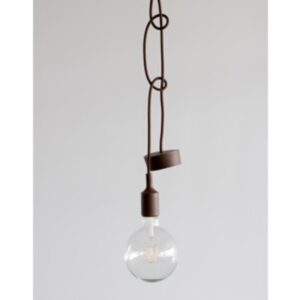 BELUCCA - PENDULA SILICON E27 brun 2m brown cable (max60W) - BC PN1BN