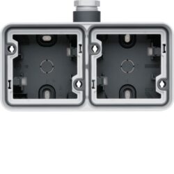BERKER - Boîte double horizontale cubyko