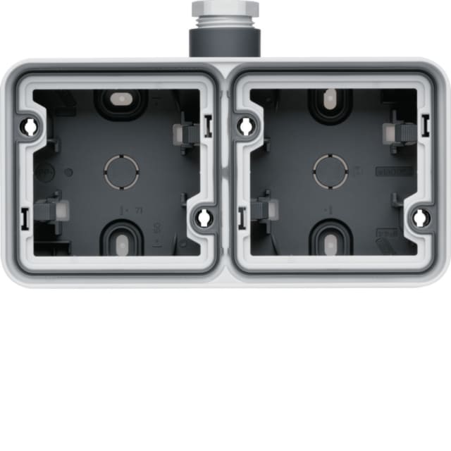 BERKER - Boîte double horizontale cubyko BERKER - Boîte double horizontale cubyko