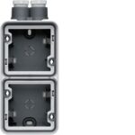 BERKER - Boîte double verticale cubyko