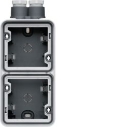 BERKER - Boîte double verticale cubyko