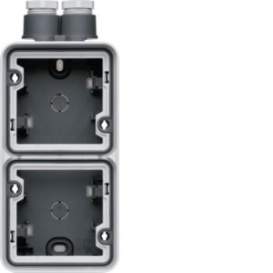 BERKER - Boîte double verticale cubyko