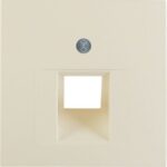 BERKER - Enjoliveur pour prise informatique simple S.1/B.3/B.7 blanc