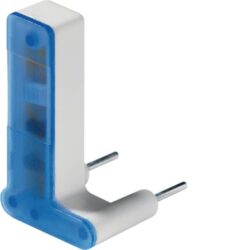 Lampe témoin bleue enfichable 250 V, configuration visible