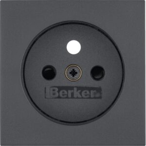 BERKER - Sets de finition pour prise de courant avec terre S.1/B.3/B.7 anthracite