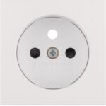 BERKER - Sets de finition pour prise de courant avec terre S.1/B.3/B.7 blanc polaire