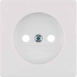 BERKER - Sets de finition pour prise de courant sans terre Q.1/Q.3 blanc polaire