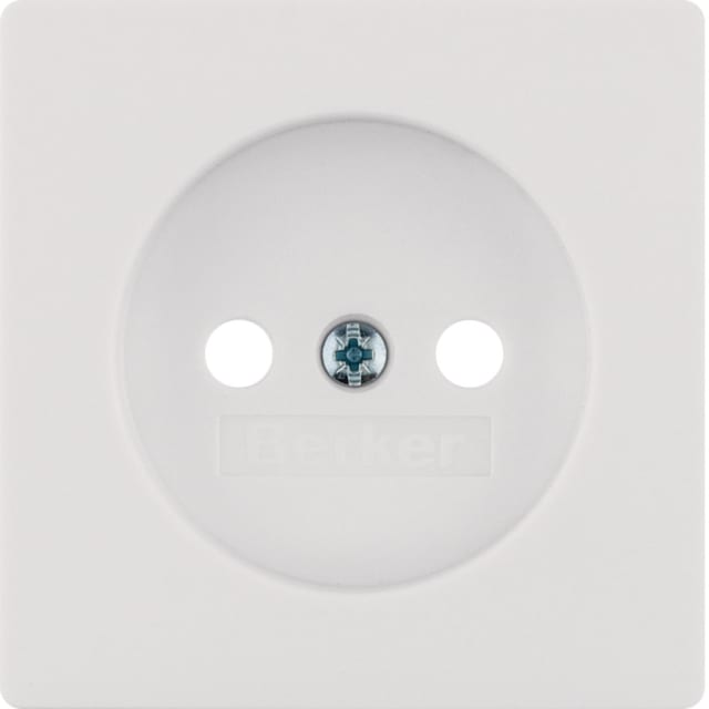 BERKER - Sets de finition pour prise de courant sans terre Q.1/Q.3 blanc polaire BERKER - Sets de finition pour prise de courant sans terre Q.1/Q.3 blanc polaire