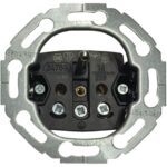 BERKER - Socle rond pour prise de courant avec broche de terre avec bornes surélevées à v - 396765