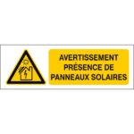BRADY - Avertissement présence de panneaux solaires - 323670