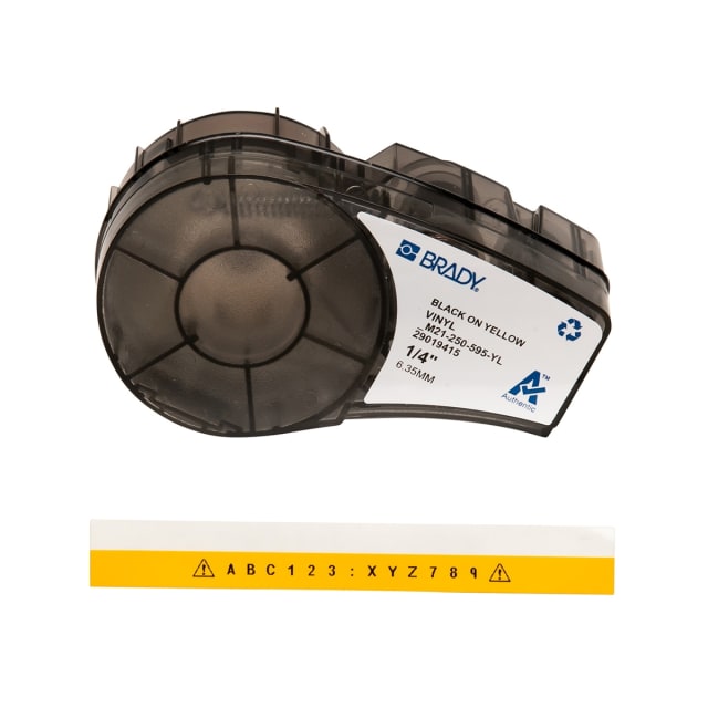 BRADY - BMP21 cartridge B595 black on yellow - 139745 BRADY - BMP21 cartridge B595 black on yellow - 139745