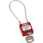 BRADY - Cadenas de sécurité - Compact à câble - 146120