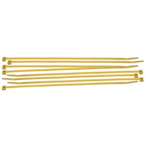 BRADY - Colliers de serrage en nylon Jaune 200mm x 3.60 mm - 196352