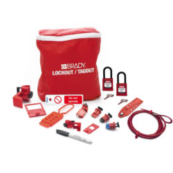 Détails visibles de Kit de condamnation électrique avec cadenas pour Accessoires de sécurité machine