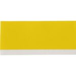 Ruban vinyle jaune pour étiquetage format rouleau rectangulaire