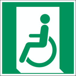 BRADY - Panneau de sécurité ISO - E/E026/NT/PE-100X100-1 - 303704