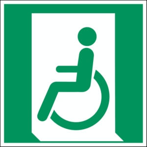 BRADY - Panneau de sécurité ISO - E/E026/NT/PE-100X100-1 - 303704