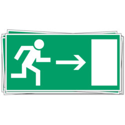 BRADY - Pic-Pack: Evacuation (Benelux) Sortie et issue de secours