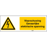 BRADY - Pictogramme de sécurité ISO - Avertissement - Tension électrique dangereuse - 828130