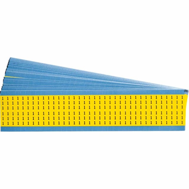 BRADY - Repères de fils - B-500 (par 25 c.) / WM-1-Jaune - 011301 BRADY - Repères de fils - B-500 (par 25 c.) / WM-1-Jaune - 011301