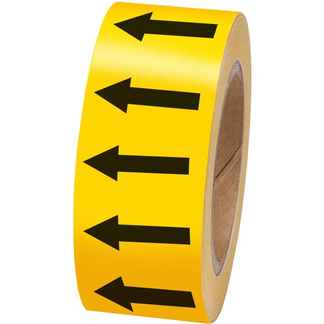 BRADY - Rouleaux de flèches Jaune-50MMX33M - 275112 BRADY - Rouleaux de flèches Jaune-50MMX33M - 275112