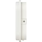 Hublot LED ovale blanc IP65 avec diffuseur opalin et vis centrale
