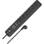 BRENNENSTUHL - Prolongateur multiprise signal sonore Secure-Tec avec parasurtenseur 19.500A et - 1159541376