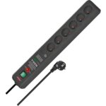 BRENNENSTUHL - Prolongateur multiprise signal sonore Secure-Tec avec parasurtenseur 19.500A et - 1159541376