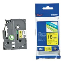 BROTHER - Cassette 18mm noir-jaune - TZE641