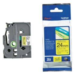 BROTHER - Cassette 24mm noir-jaune - TZE651