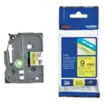 BROTHER - Cassette 9mm noir-jaune - TZE621