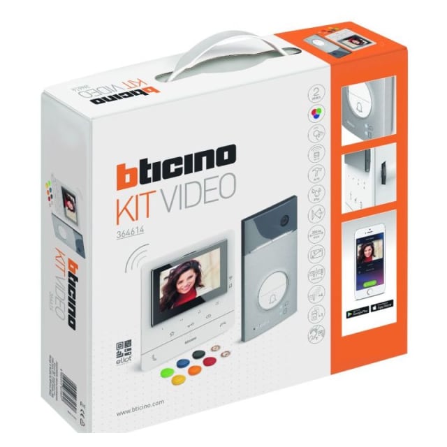 BTICINO - AV - Kit vidéo 1 BP Linea 3000 + Classe100X16E - 364614 BTICINO - AV - Kit vidéo 1 BP Linea 3000 + Classe100X16E - 364614